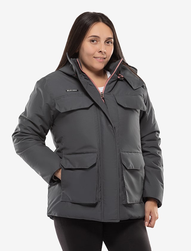Chaqueta Canada M Nation Gris Mujer 3063